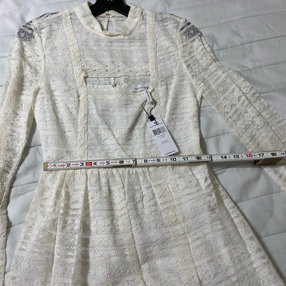 BCBGENERATION Lace Peek-a-boo Cutout Dress - Picture 11 of 15